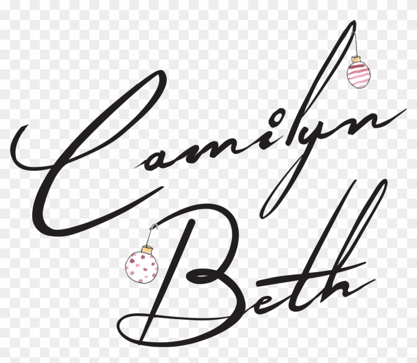 Camilynbethlogo Holiday Square - Calligraphy #1678754