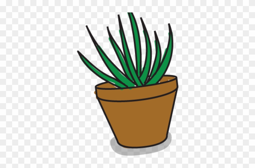 Potted Plants Clipart Aloe Vera - Flowerpot #1678784