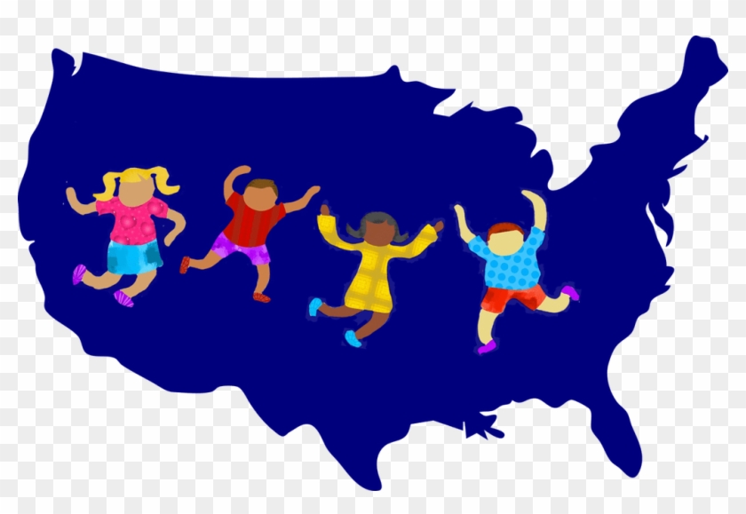 America - Silhouette United States Map Vector #1678929