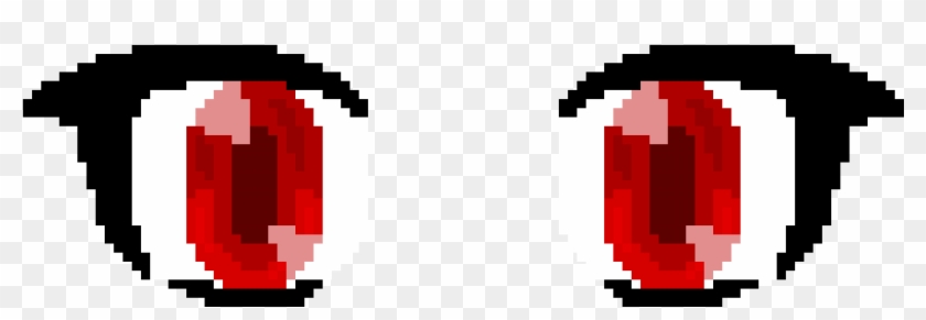 Red Eyes - Brown Eyes Pixel Art #1679108