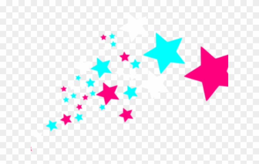 Falling Stars Clipart Border - Clip Art Shooting Stars #1679128