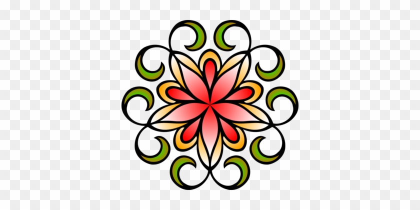 Flower Motif Design Stock Vector (Royalty Free) 209824015 | Shutterstock |  Lotus flower art, Flower stencil, Motif design