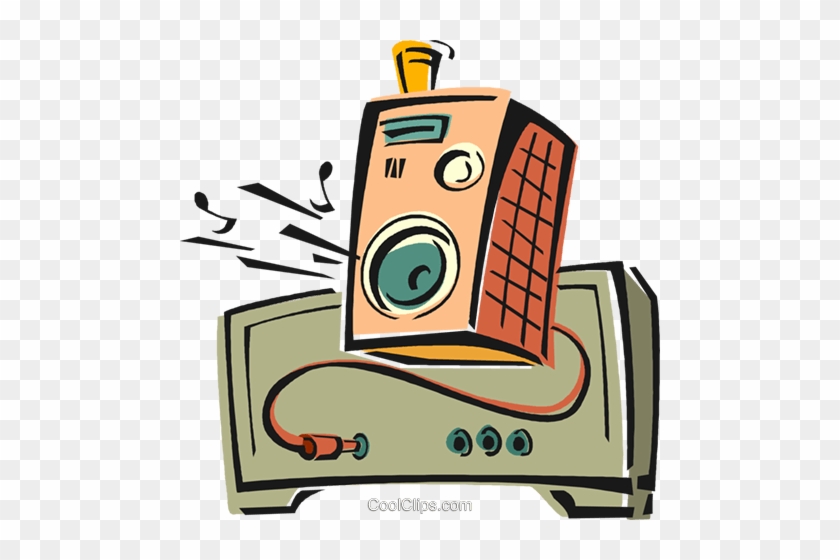 Speaker Royalty Free Vector Clip Art Illustration - Speaker Royalty Free Vector Clip Art Illustration #1679215