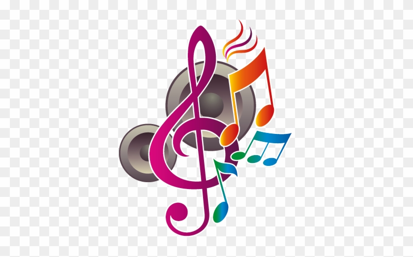 Speakers Clipart Music Notes - Feliz Noche Con Musica #1679218