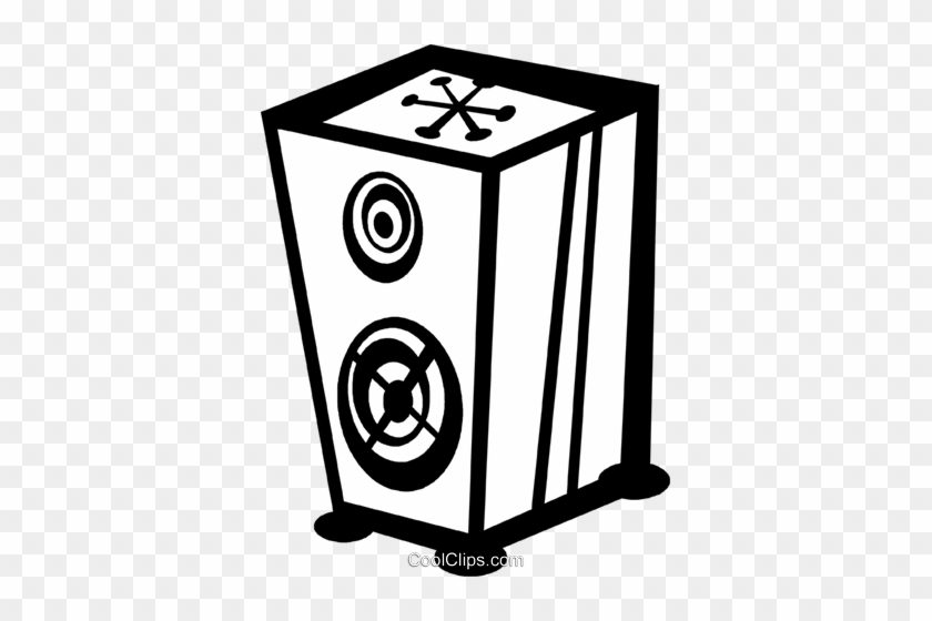 Stereo Speakers Royalty Free Vector Clip Art Illustration - Stereo Speakers Royalty Free Vector Clip Art Illustration #1679222