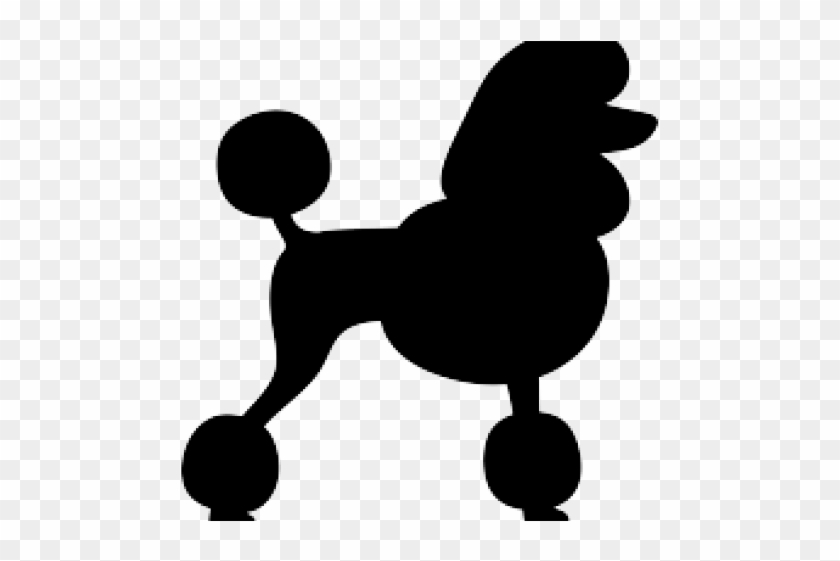 Poodle Clipart Poodle Dog - Pink Poodle Silhouette #1679262