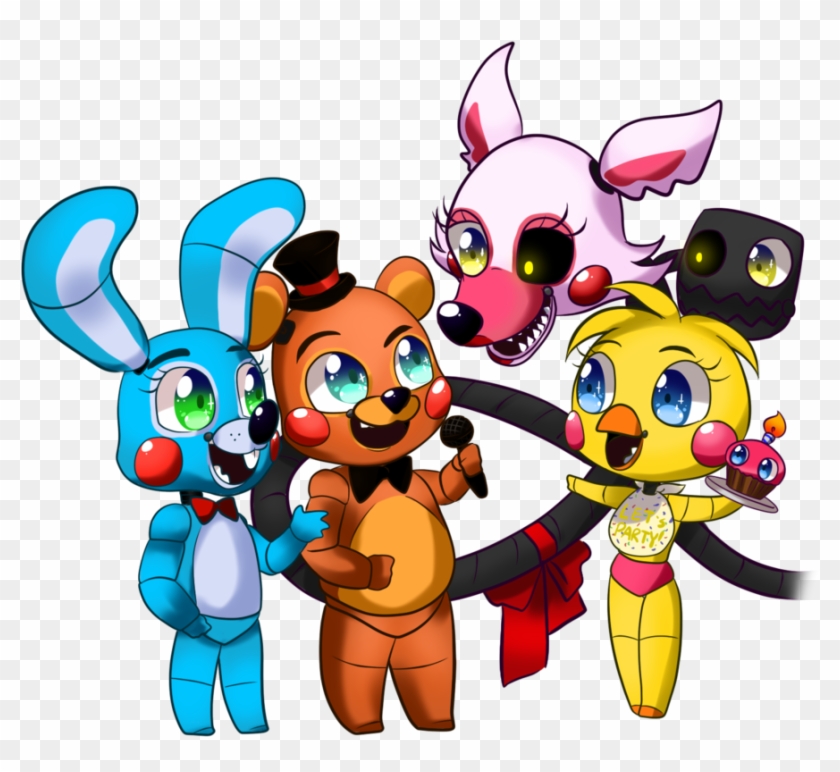Group Clipart Hugging - Cute Fnaf Toy Animatronics #1679287
