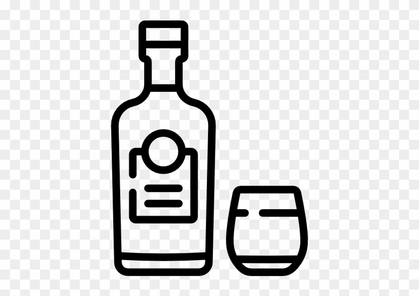 Rum Free Icon - Glass Bottle #1679414
