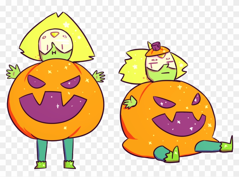 Peridot In A Pumpkin Costume - Pumpkin Steven Universe Png #1679517