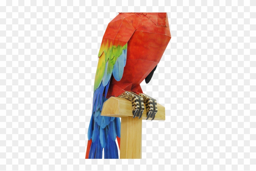Scarlet Macaw Clipart Hawaiian - Blue Parrot Papermodel Hyacinth Macaw #1679713