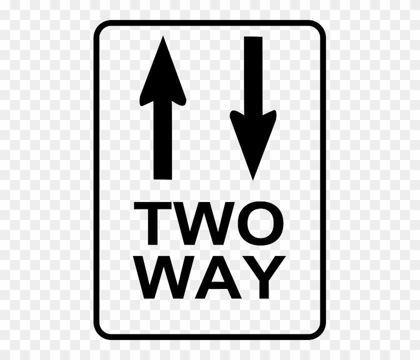 Picture - Two Way Sign #1679845