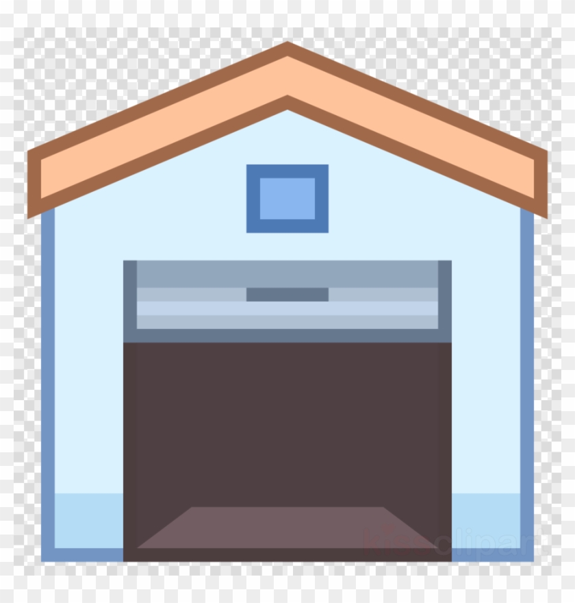 Garage Door Open And Closed Icon Clipart Garage Doors - Clipart Png Garage #1679982