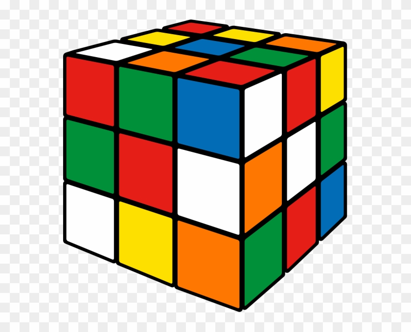 Complex Rubiks Cube Clipart Transparent - Rubix Cube Icon Png #1679996