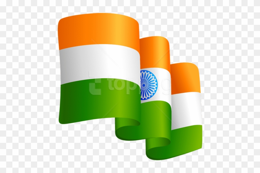 Free Png Download Waving India Flag Transparent Clipart - Picsart Indian Flag Png #1680123