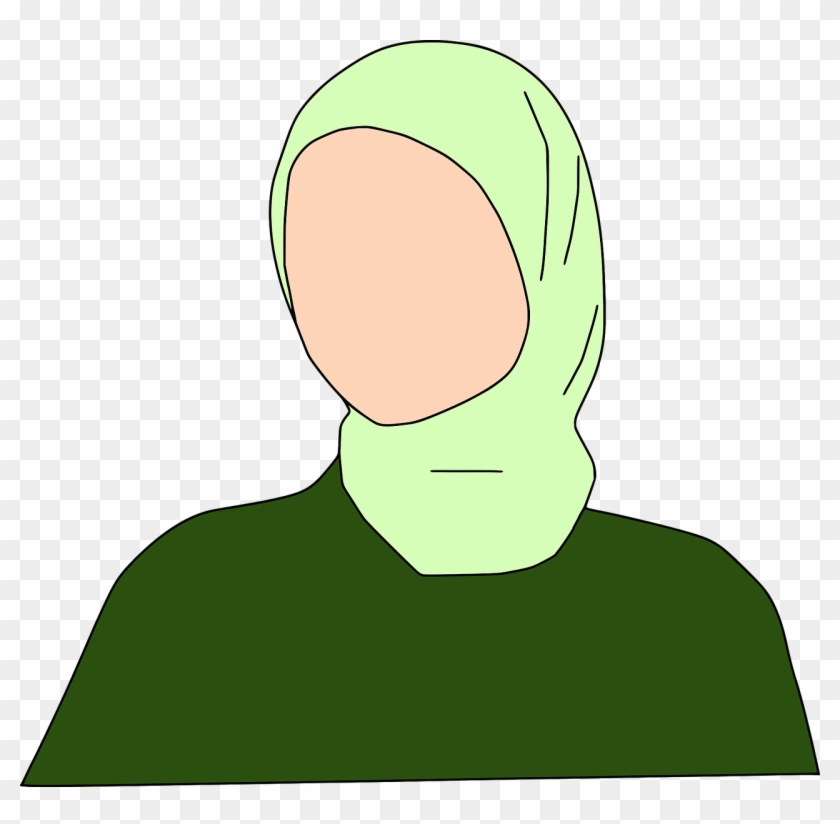 Hijab Vector Niqab Huge Freebie Download For Powerpoint - Cartoon #1680208