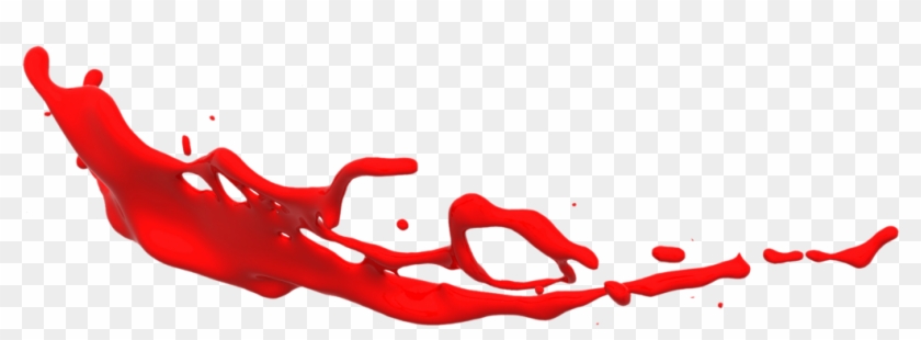 1023 X 351 18 - Red Color Paint Png #1680219