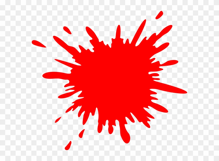 Red Paint Tumblr - Paint Splatter Png Blue #1680233