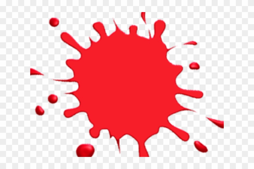 Splatter Clipart Single Paint - Red Paint Splatter Png #1680249