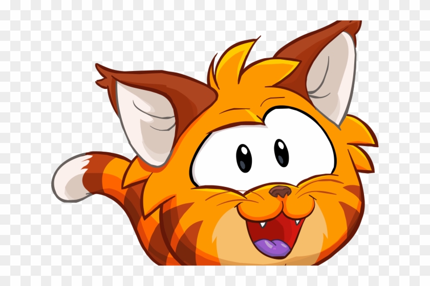 Fur Clipart Tabby Cat - Puffle Png Cat #1680303