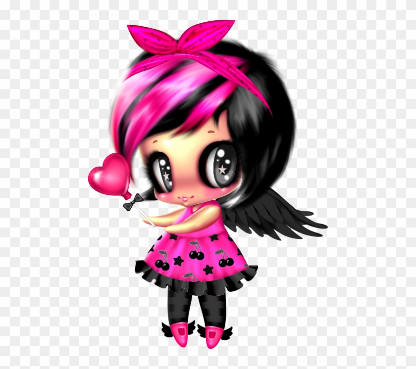 Girl Clipart, Big Eyes, Cute Dolls, Fantasy Characters, - Doll #1680404