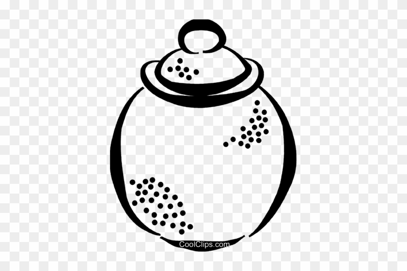 Cookie Jar Royalty Free Vector Clip Art Illustration - Ice Cream Float Clip Art #1680574