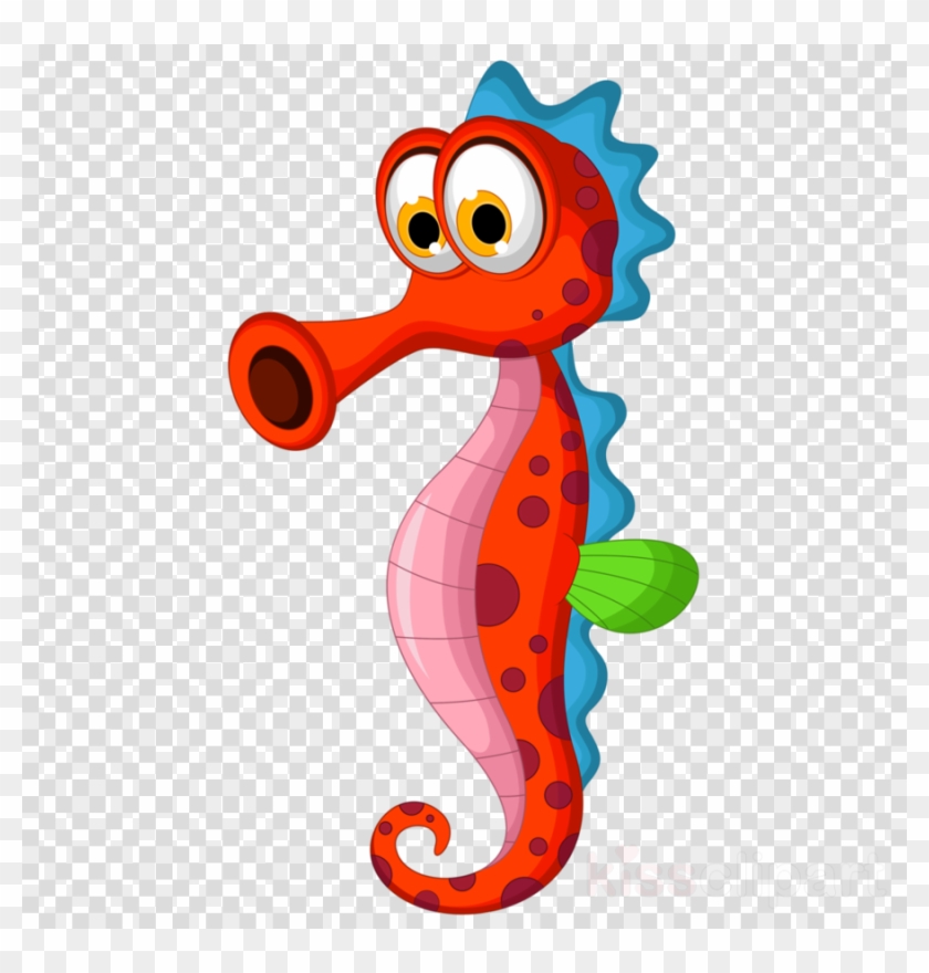 Seahorse Clipart Seahorse Clip Art - Cartoon Sea Animals Clipart #1680709