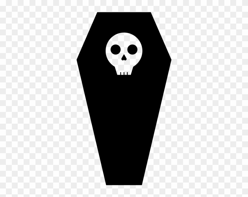 Coffin Rubber Stamp - Skull #1680735
