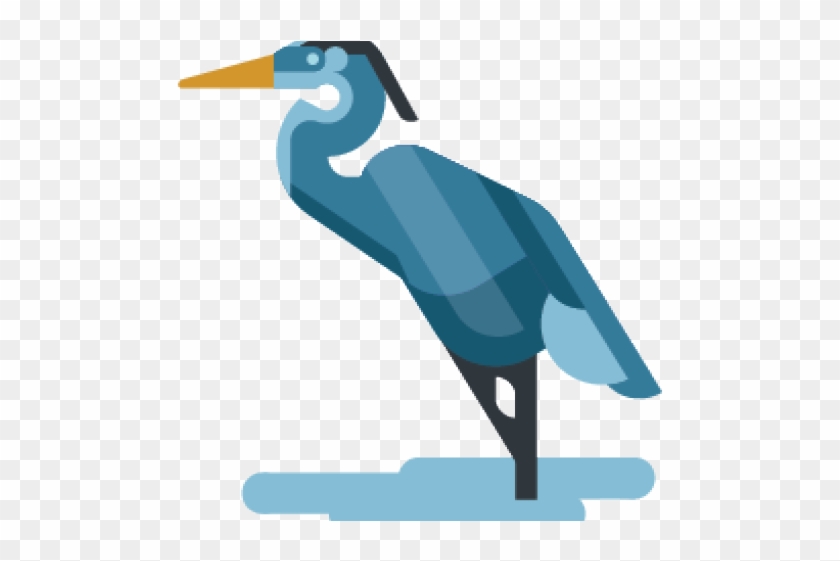 Blue Heron Clipart Transparent - Seabird #1680847