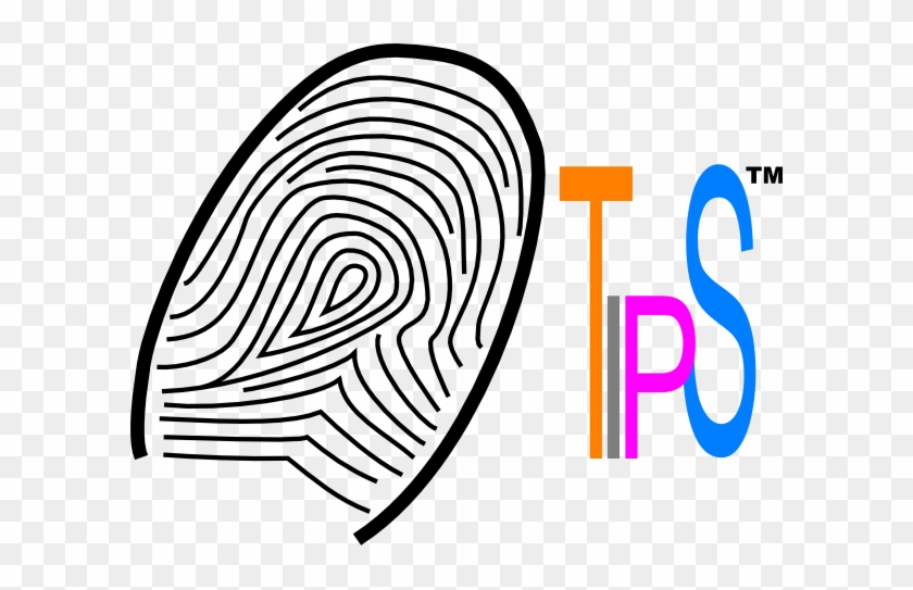 Q Tip Logo Clipart - Fingerprint Clipart #1680893