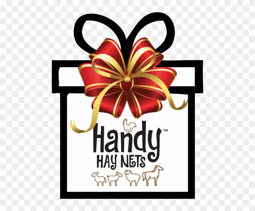 Use The Clues Below To Find The Handy Hay Nets Logo - Dibujo Moño Navideño #1681062