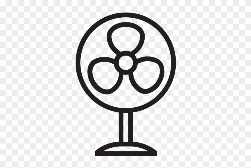 Appliances Air Blow Fan Icon Size - Fan Outline Icon #1681067