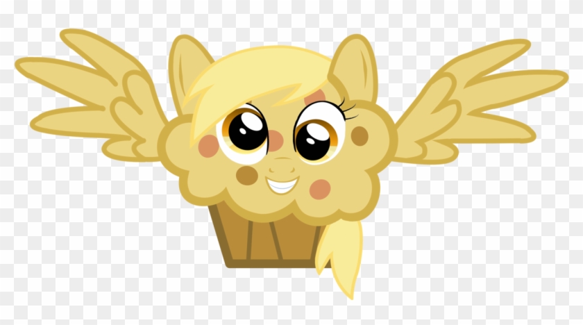 Royal Flush Pony, Derpy Hooves, Female, Mare, Muffin, - Cartoon #1681103