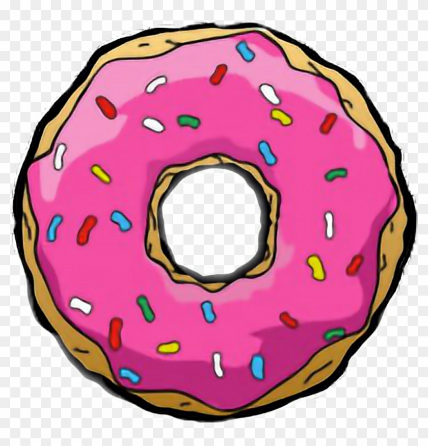 Dona Sticker - Donuts Simpsons Png #1681167