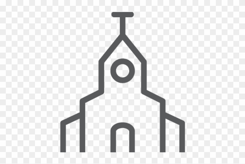 Steeple Clipart Open Church - Icon Church Png #1681178