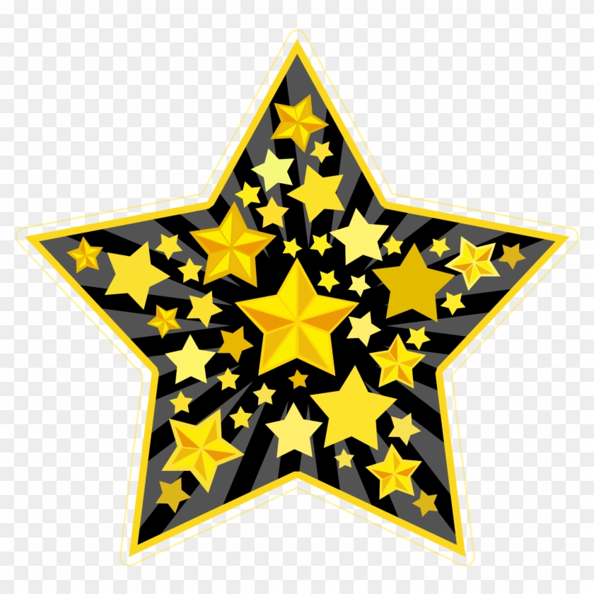 Stars Golden Glitter Png And Psd - Motif #1681187