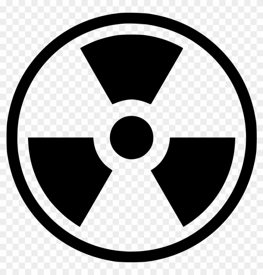 Radiation Nuclear Worker Radioactive Svg Png Icon Free - Radiation Black And White #1681209