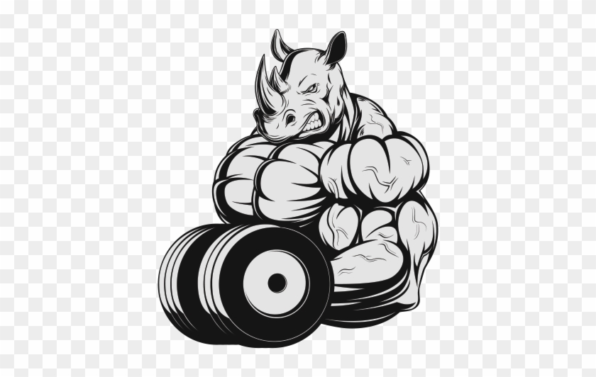 Rhino Clipart Tough - Rhino Gym #1681258