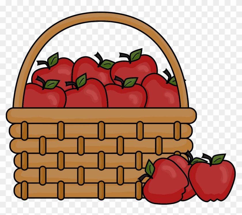 Basket Of Apple Clipart - Apple Picking Clip Art #1681447