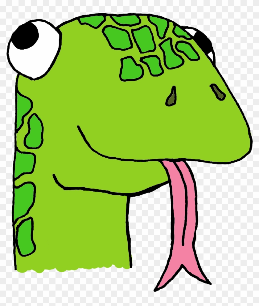 Cartoon Lizard Face - Cartoon Lizard Face #1681630