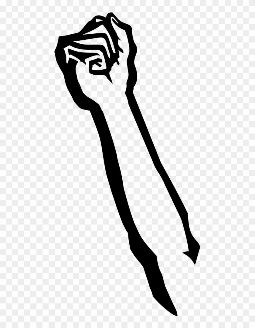 Vector - Raised Fist Clipart #1681686