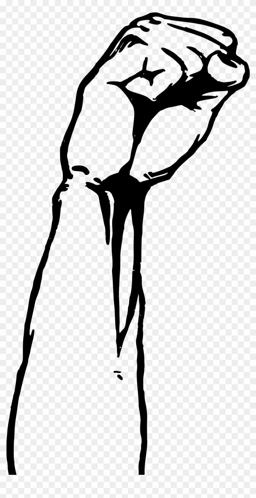 Clipart Fist Big - Muscle Arm Drawing #1681701