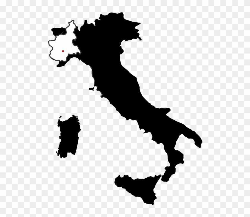 North-west Of Italy, Piedmont Sits At The Foot Of The - Map Of Italy #1681747