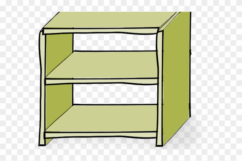 Bookcase Clipart Small Cupboard - Clipart Shelf #1681758