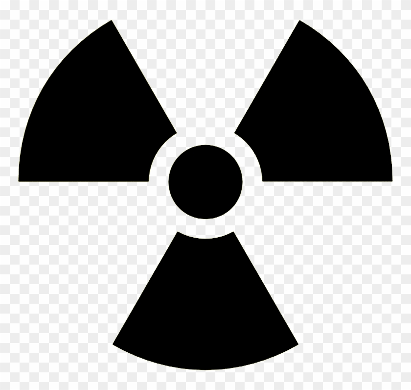 Radiation Png - Radiation Symbol Black And White #1681777