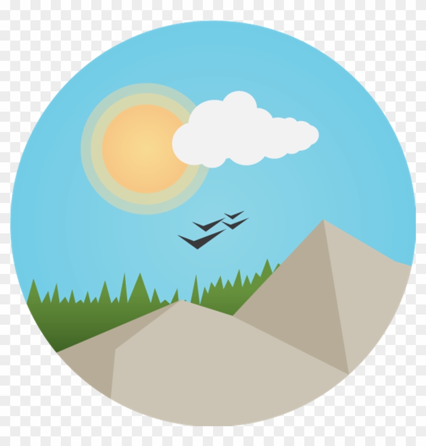 photo Morning Sunrise Images Clipart hill clipart sunrise circle free