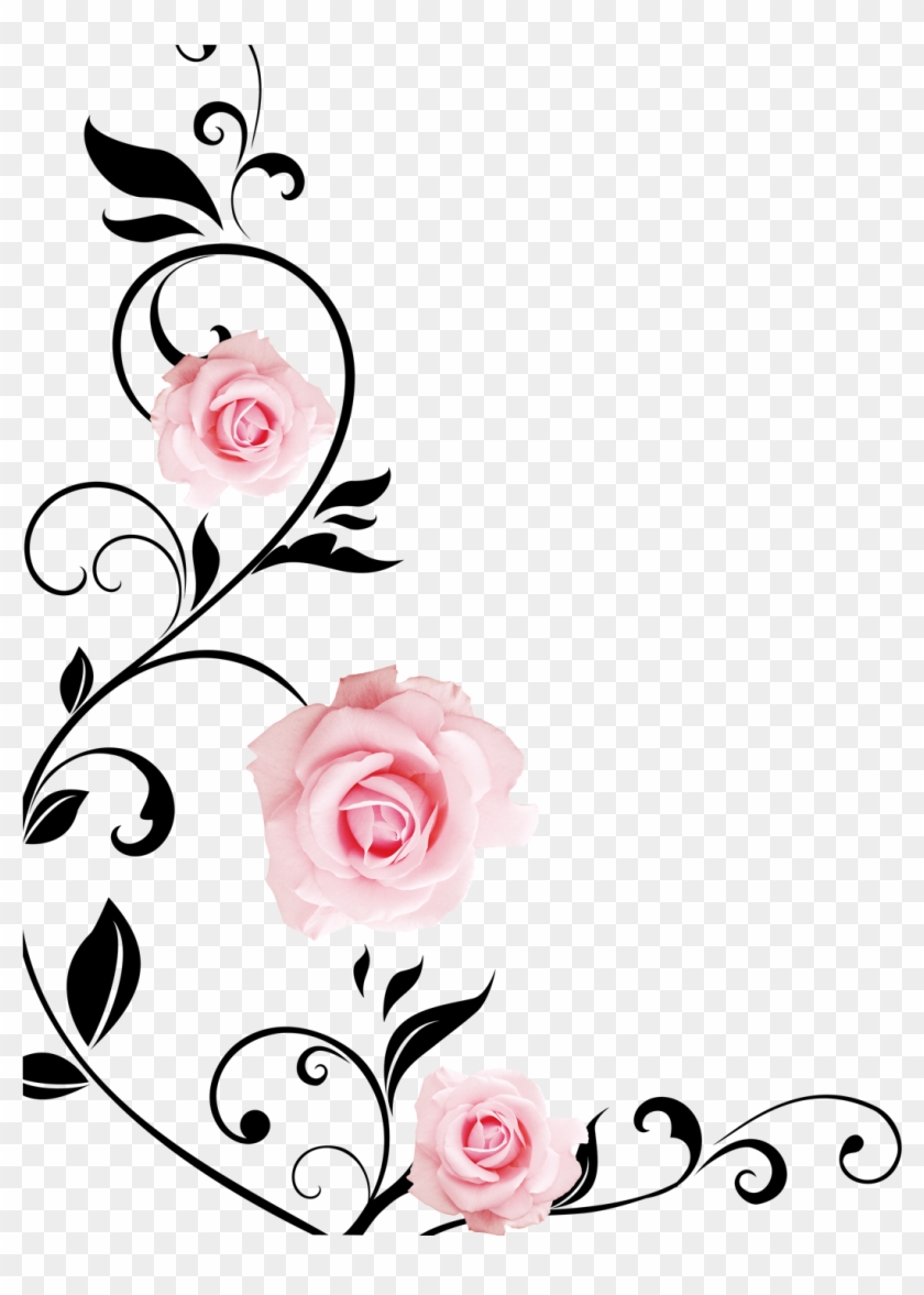 1417 X 1417 2 - Flower Drawing Images On Wall Png #1682004