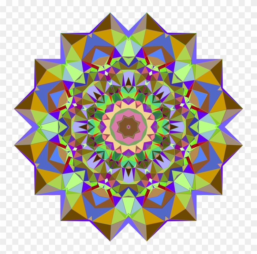 Computer Icons User Interface Social Media Geometry - Flor Mandala Par Colorear #1682012