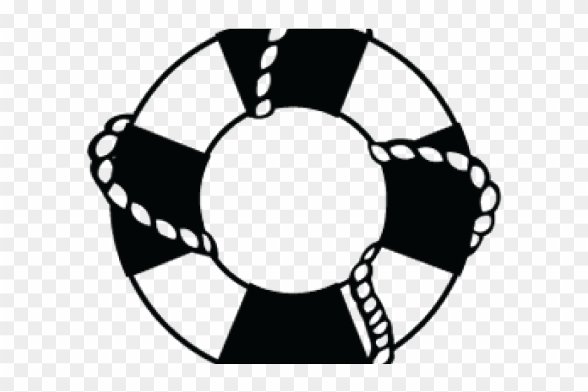 Clipart Library Life Saver Clipart Black And White - Black And White Lifesaver Clipart #1682035