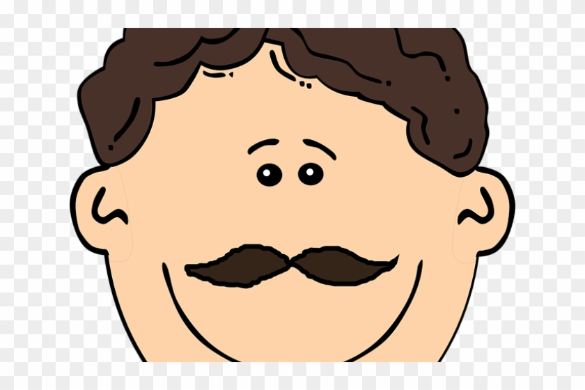 Moustache Clipart Dad - Boys Cartoon Faces #1682072