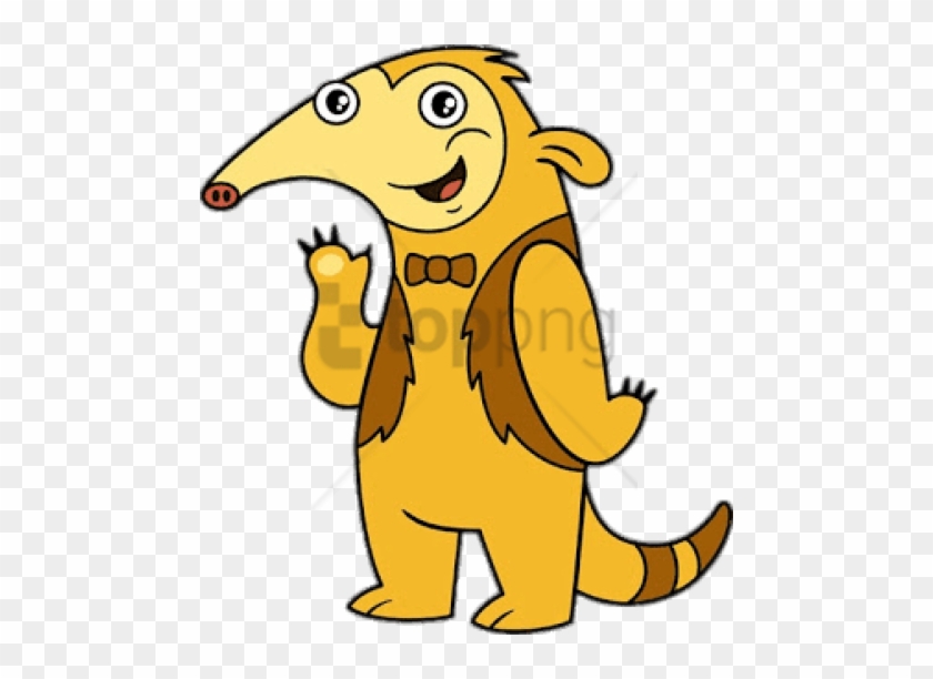 Free Png Download Oto The Anteater Waving Hello Clipart - Oto Turma Do Doki #1682120